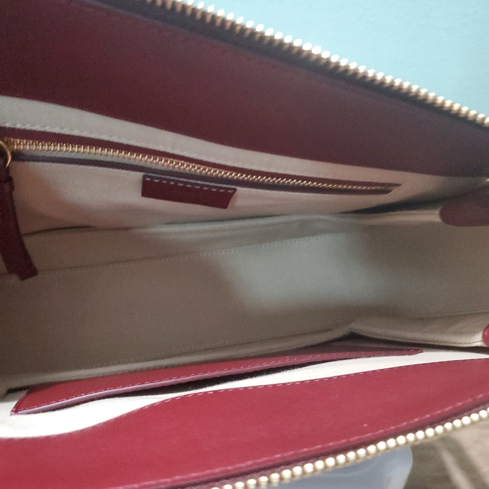 NWT CHLOÉ Medium Roy Red Plum Purple Suede Leather Black Strap Shoulder Bag - Picture 12 of 16